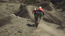 Richie Schley and Manfred Stromberg riding around Digne les Bains